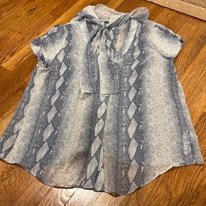 Snakeskin Bebe Blouse